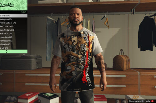 Attack on Titan T-shirt for Franklin